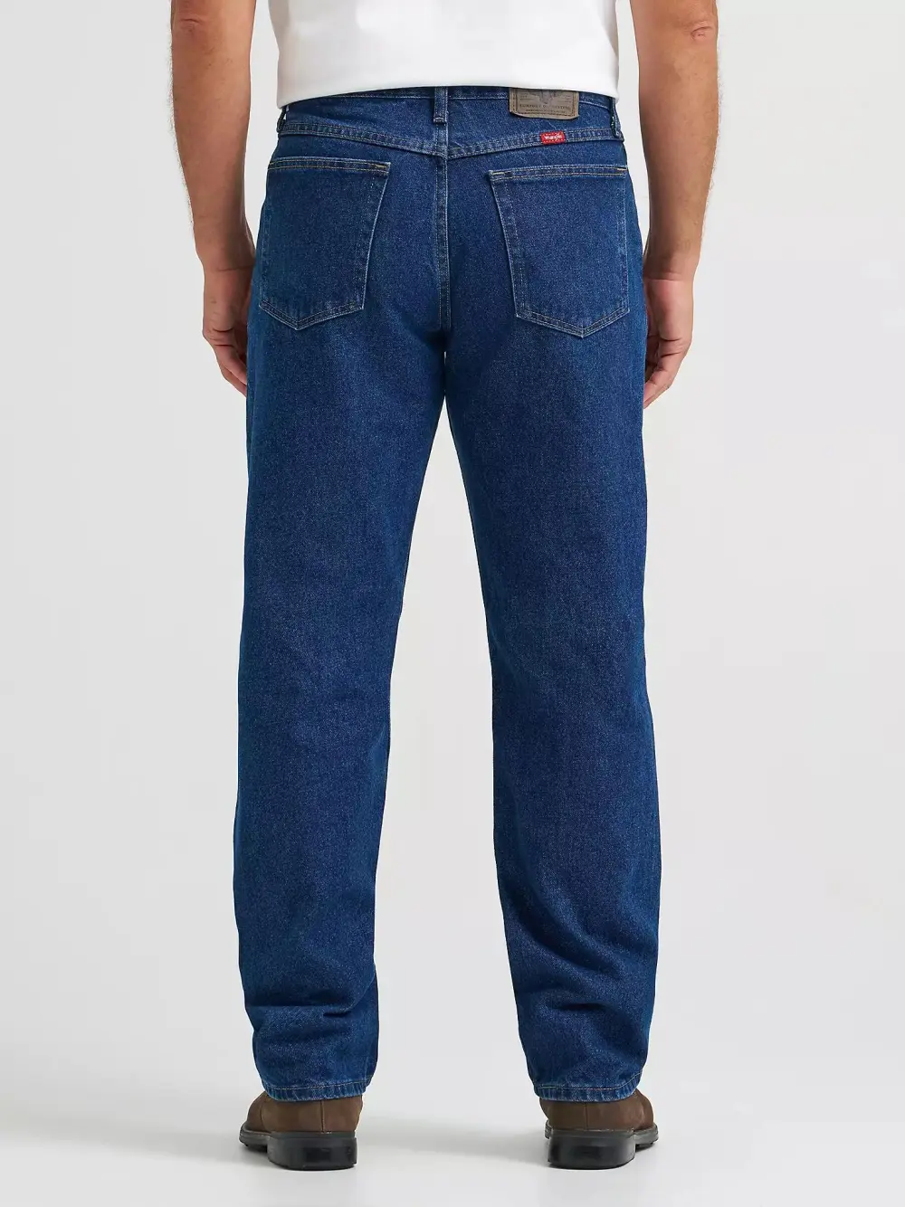 WRANGLER FIVE STAR PREMIUM DENIM RELAXED FIT JEAN IN STONE BLEACH