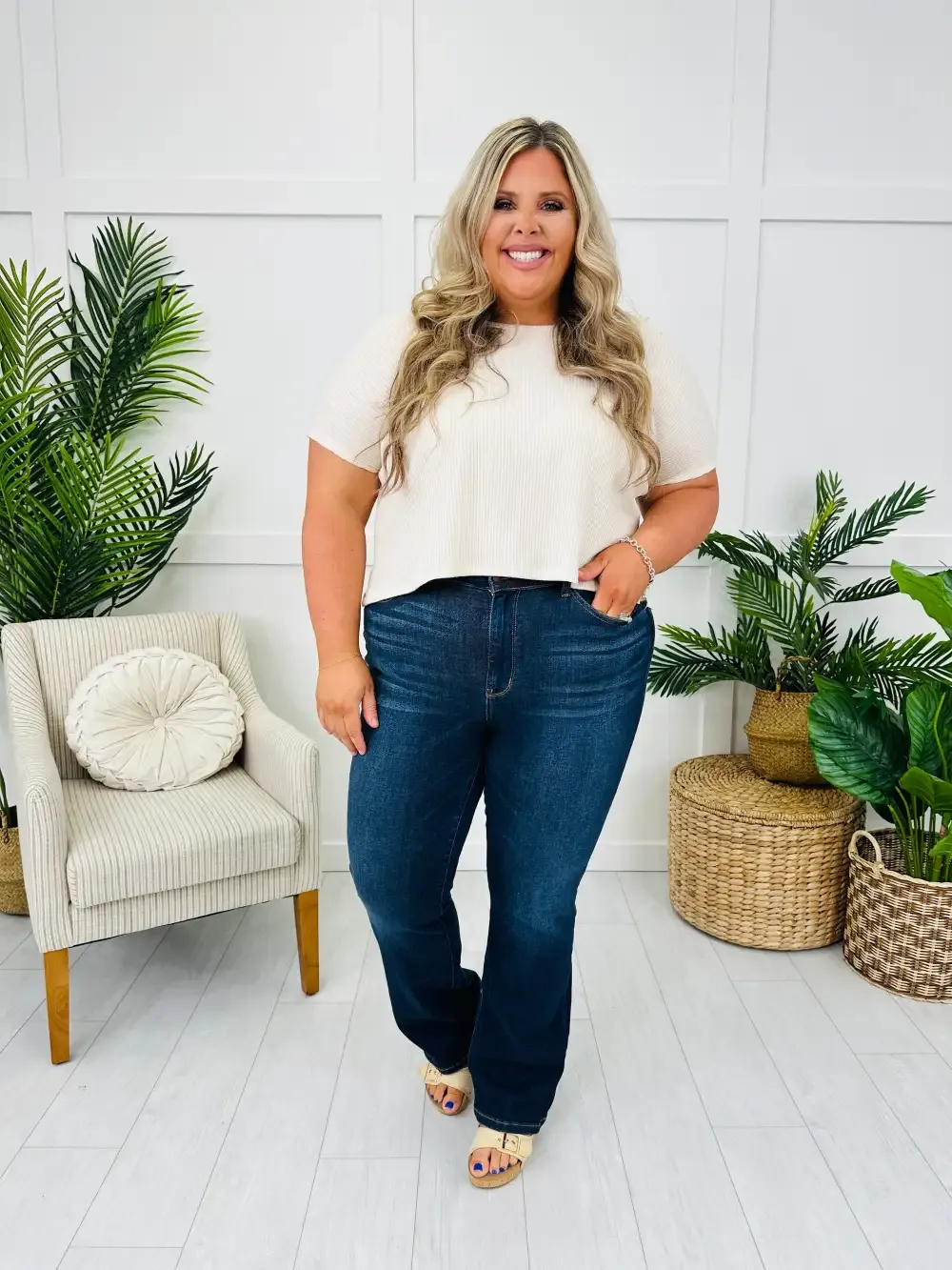 Judy Blue Curve Appeal Bootcut Jeans