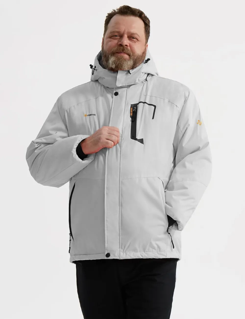 Men's Mountain Waterproof Ski Snow Jacket Winter Windproof Rain Jacket