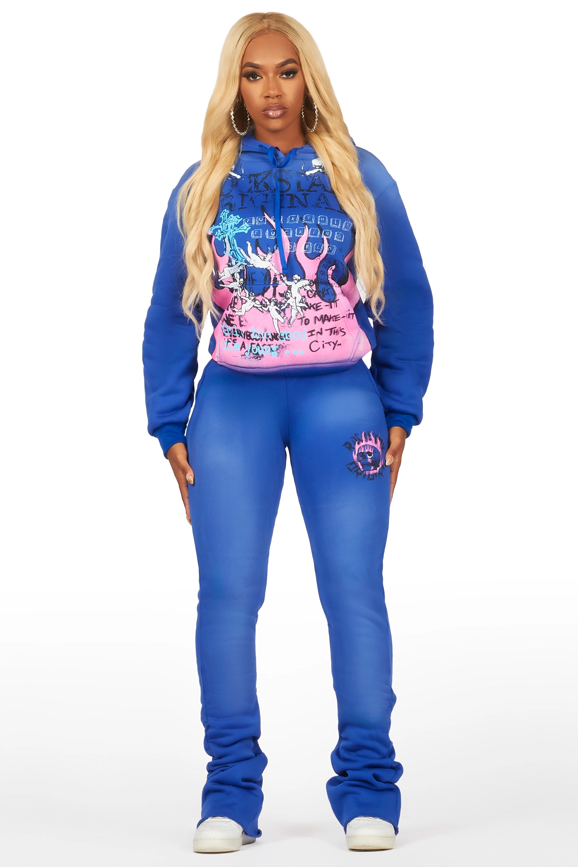 Leaira Royal Blue Super Stacked Trackset