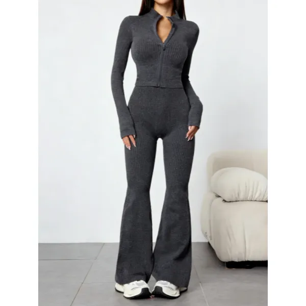 Women's Knitted Two-Piece Set