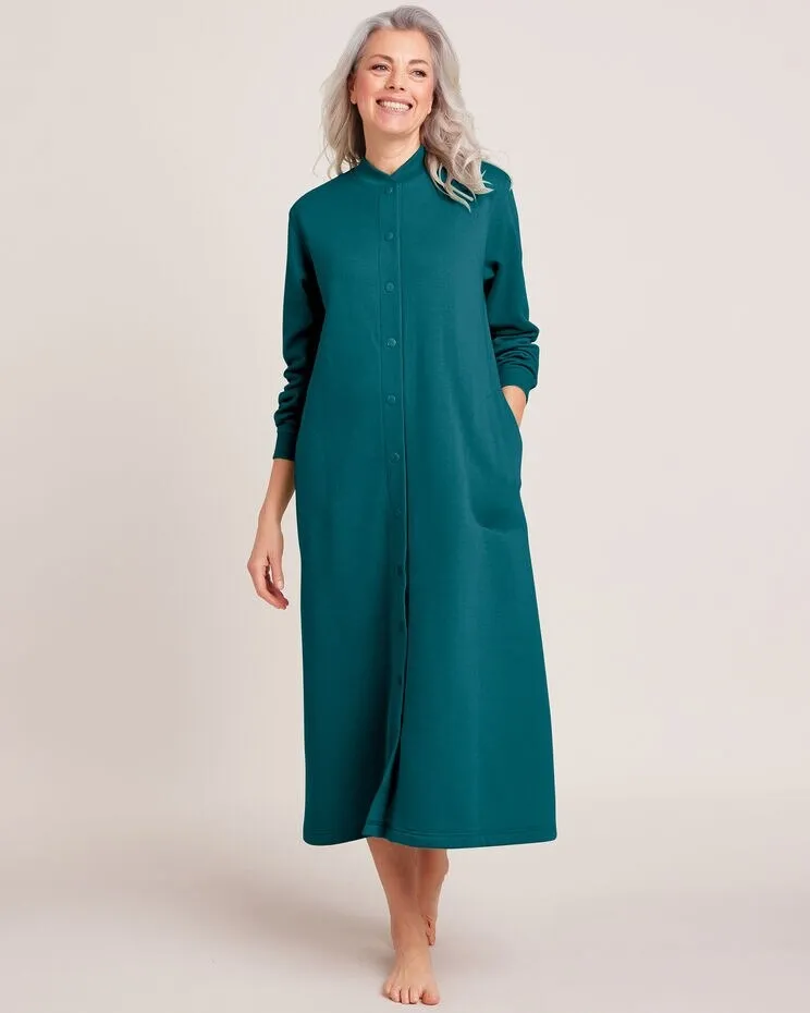 Better-Than-Basic Fleece Snap Front Robe