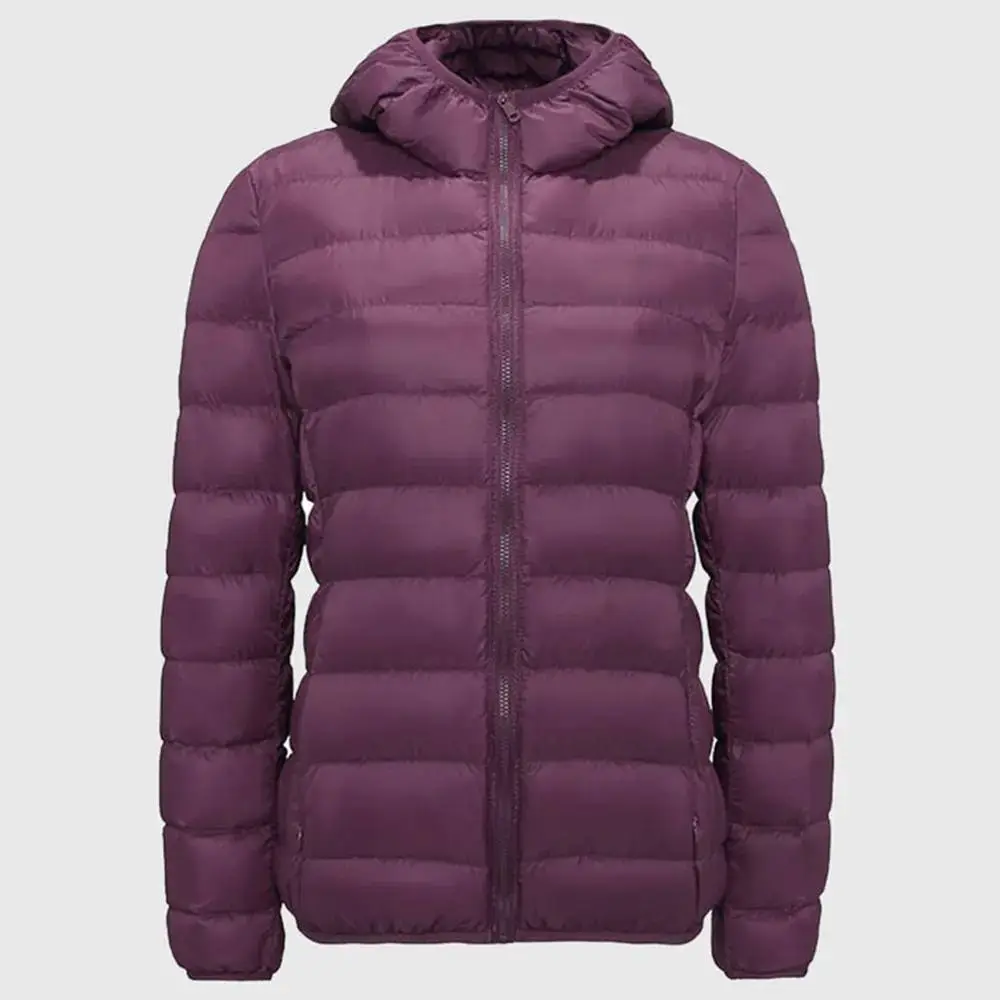 Oversized Down Packable Down Hooded Jacket
