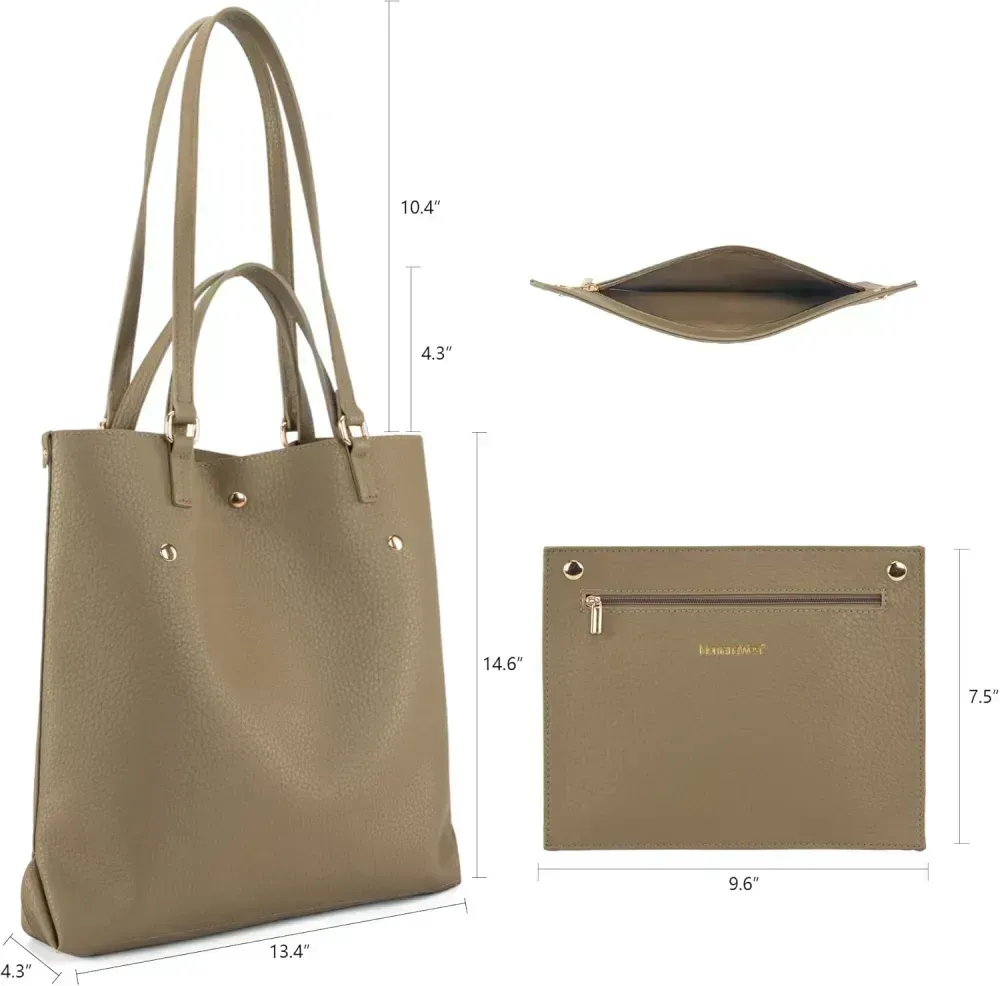 Montana West Tote Bag for Women Purses and Handbags Top Handle Satchel Purse Large Shoulder Handbag Christmas Gift MWC-C021GGN