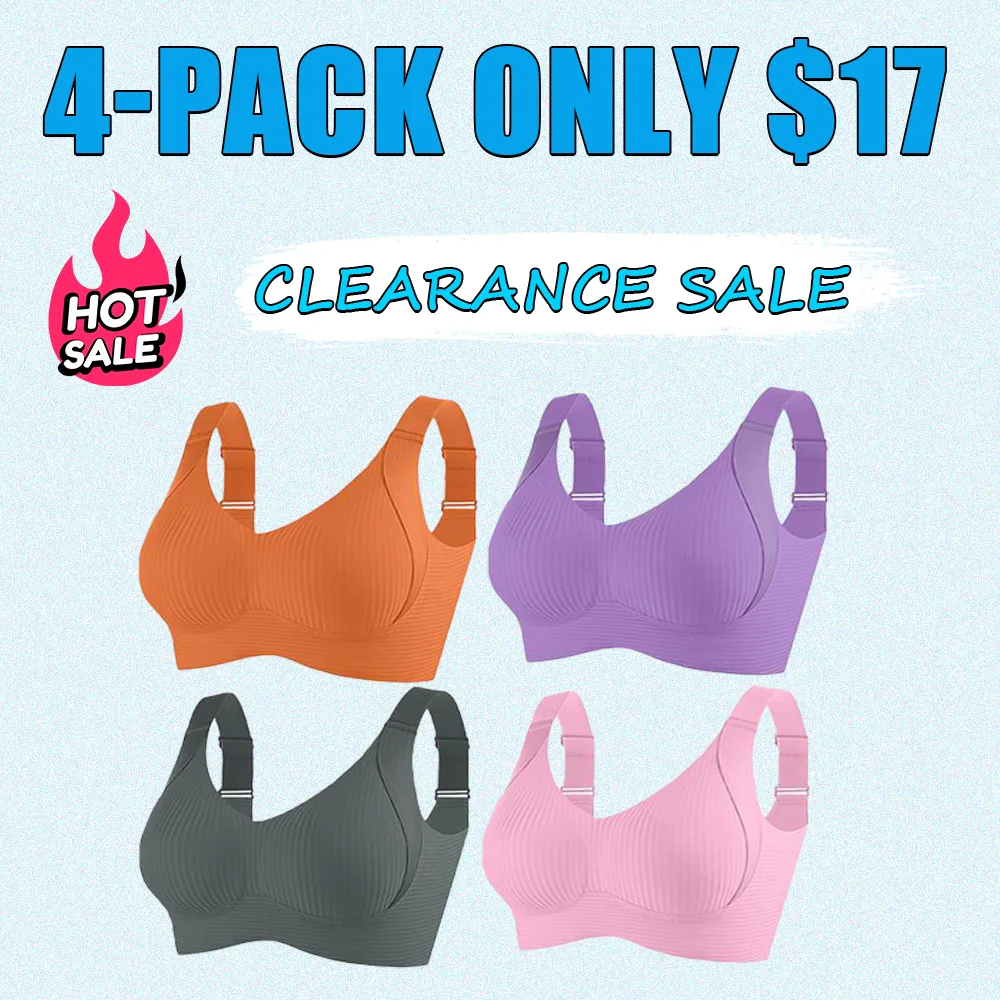 Seamless Bra Set-Push-Up, Wire-Free, Ultra-Soft Comfort