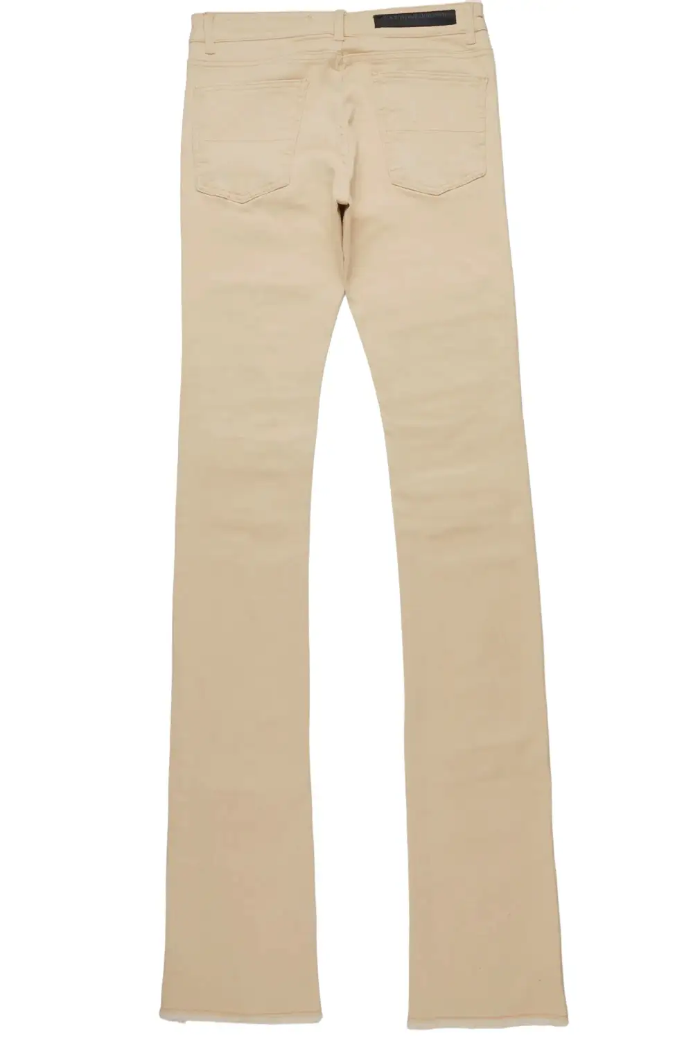 Petrus Beige Super Stacked Flare Jean