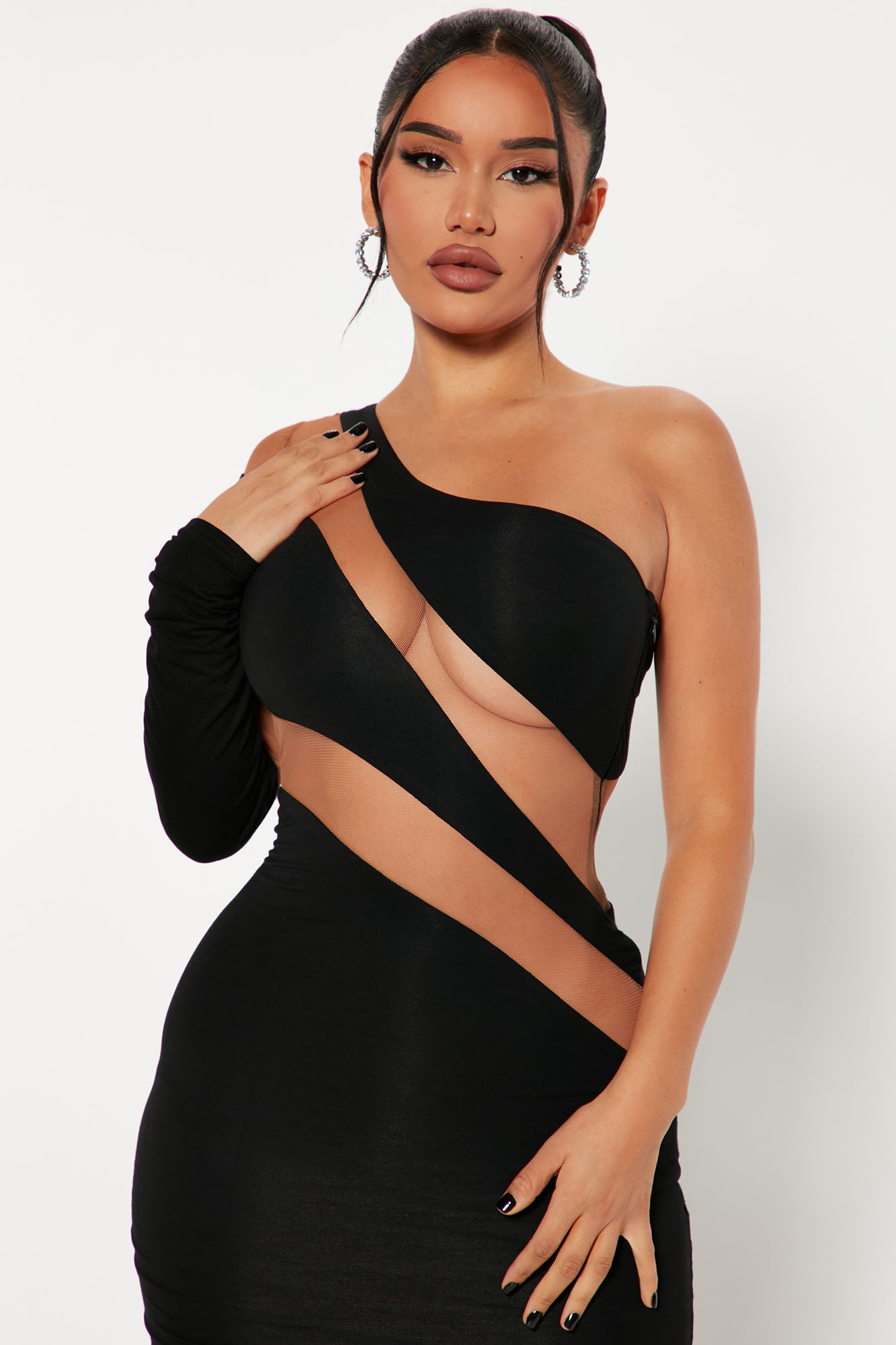 Saturday Night Midi Dress - Black