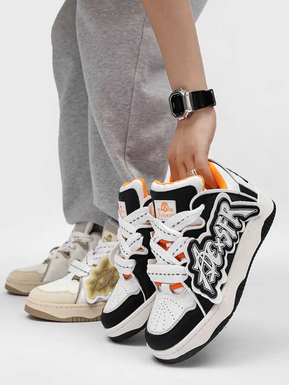 High Street Thick Bottom Board Shoes -1591