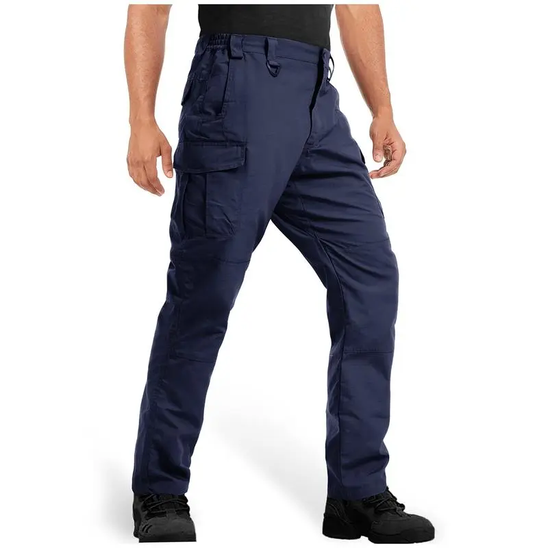 Men's Tactical Cargo Pants – 9 Pockets, Ripstop, Water-Repellent