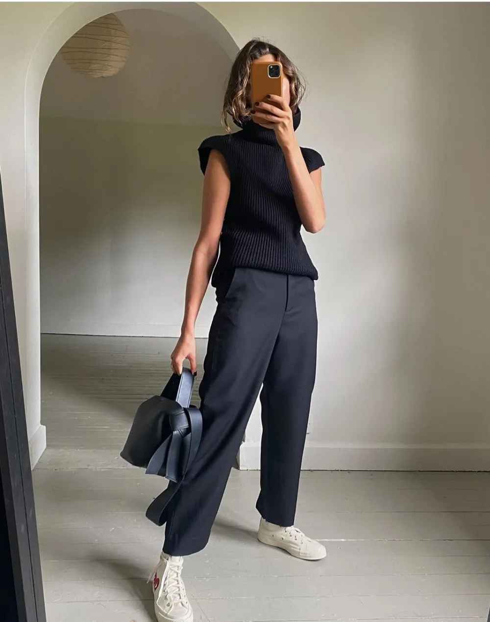 Stylish Turtleneck Sweater Vest