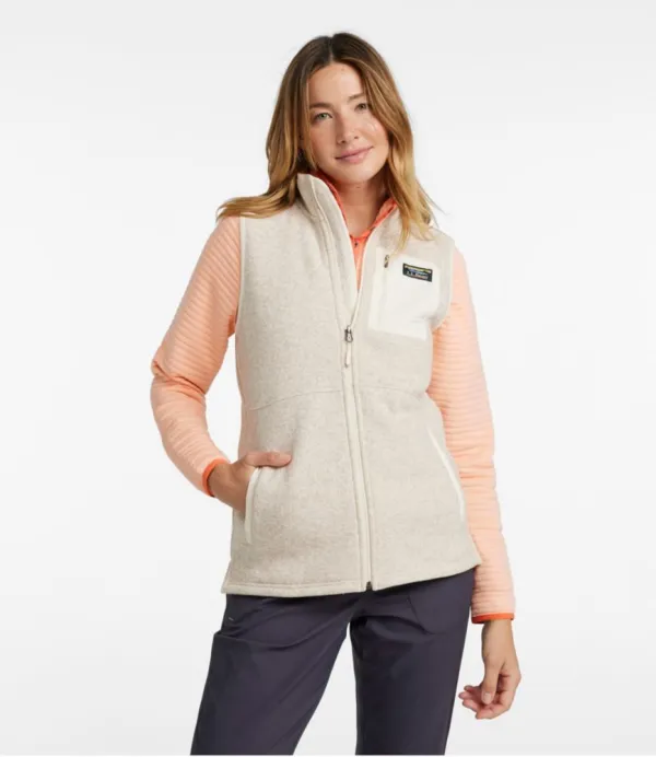 Women's Sweater Fleece Long Vest