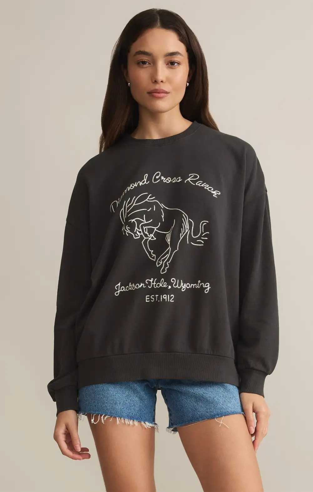 Bronc Embroidered Sunday Sweatshirt