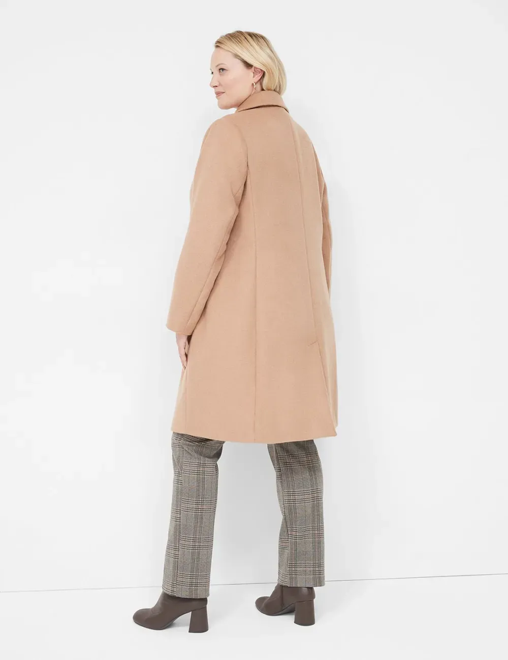 Double-Breasted Wool Coat