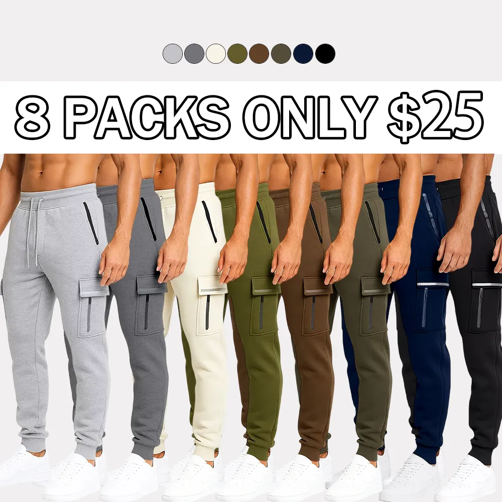 Men's Slim-Fit Cargo Jogger Pants