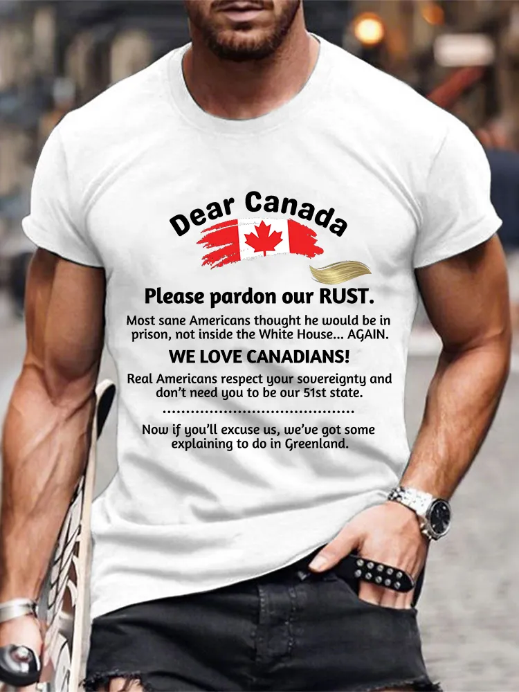 Men'S We Are Strong Canada Is Not For Sale T-Shirt