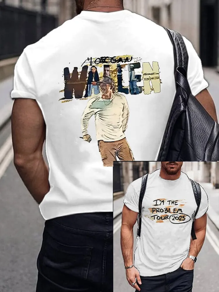 I'M The Problem Tour 2025 Double-Sided Printed Round-Neck Short-Sleeved T-Shirt