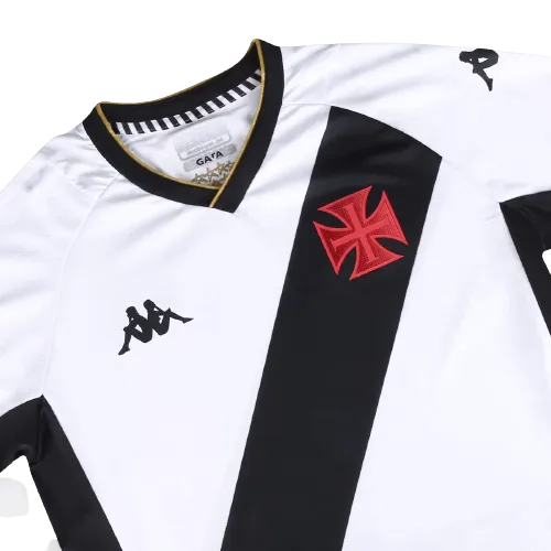 Camisa Vasco da Gama Away 23/24 - Branca e Preta