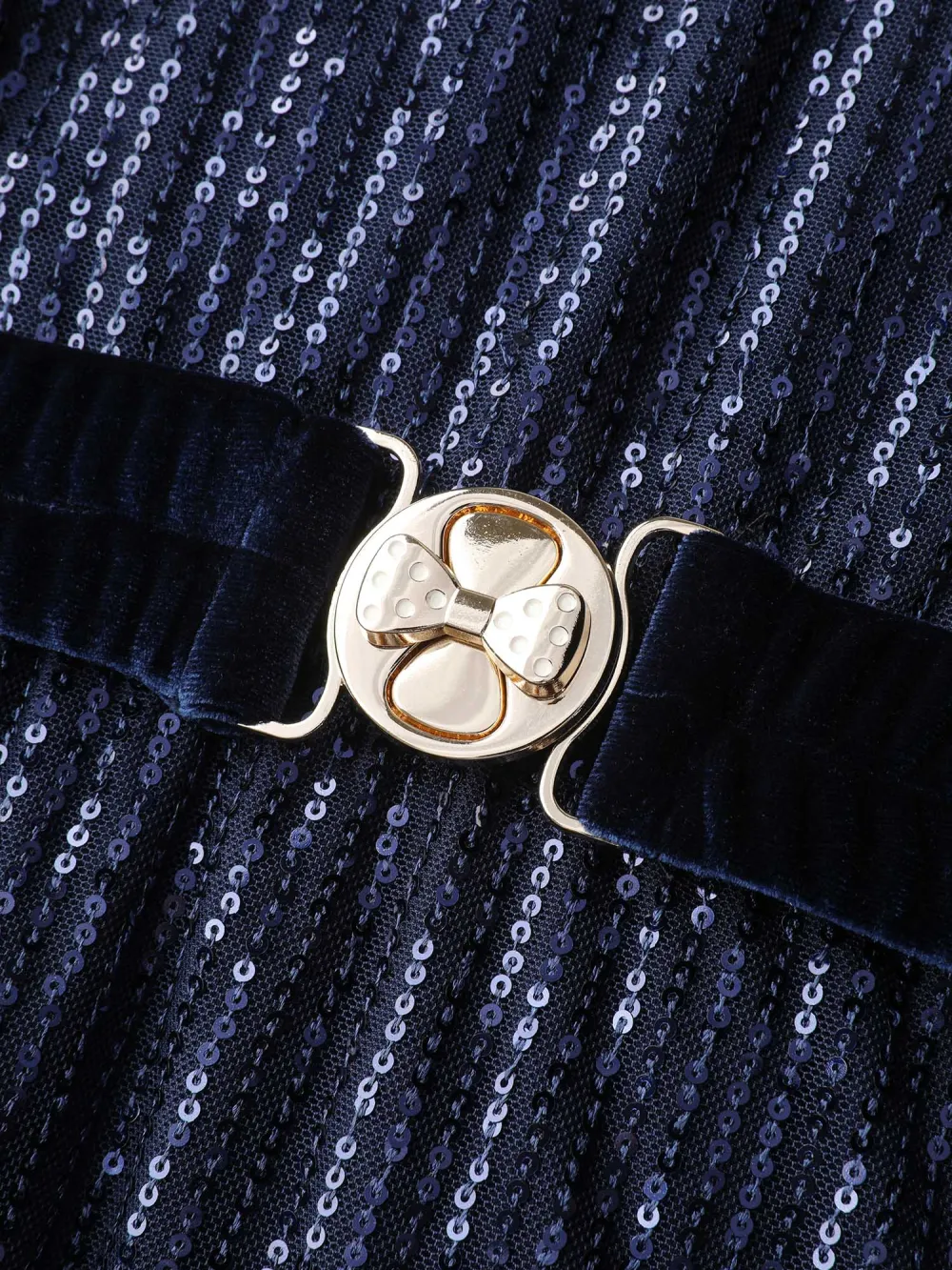 Two-Piece Belted Stretchy Midi Dress