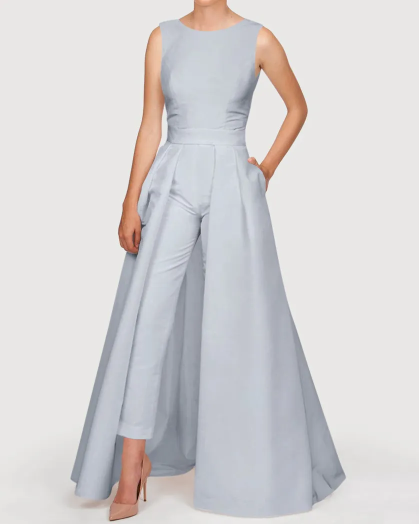 women's large swing jumpsuit sleeveless