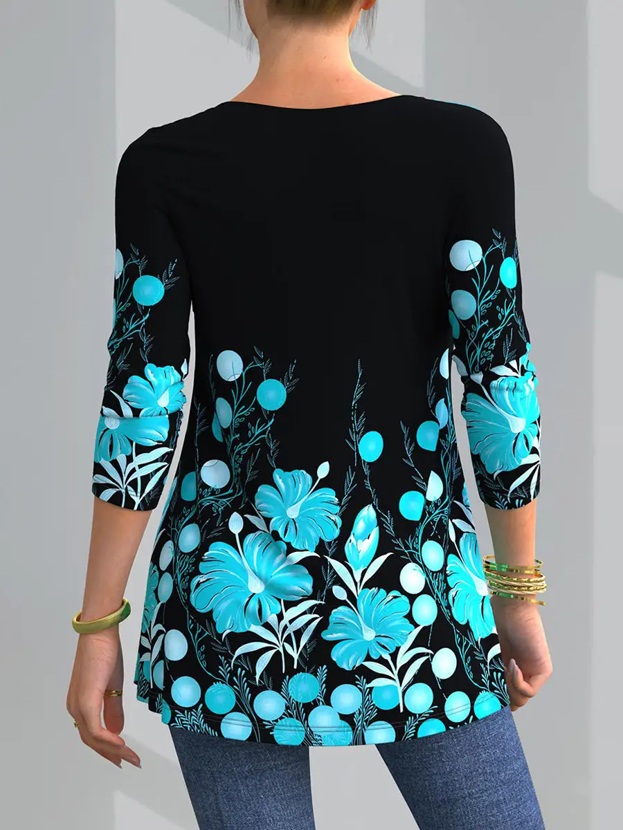 Spring/Autumn Lace Loosen Long Sleeve T-Shirt（⚡Clearance Sale）