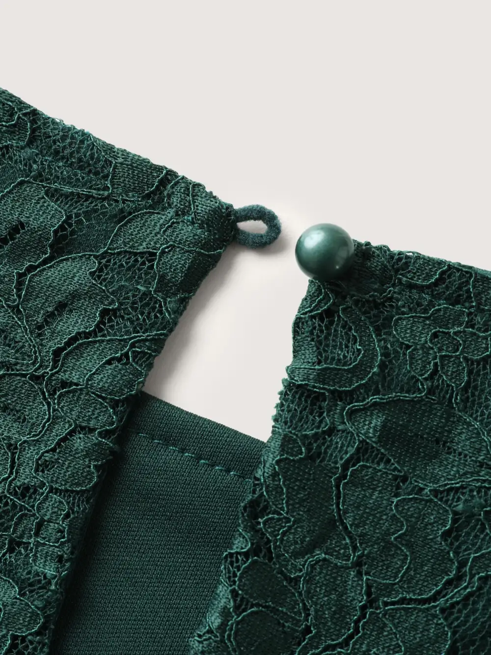 Solid Crochet Lace Mesh Crew Neck Blouse