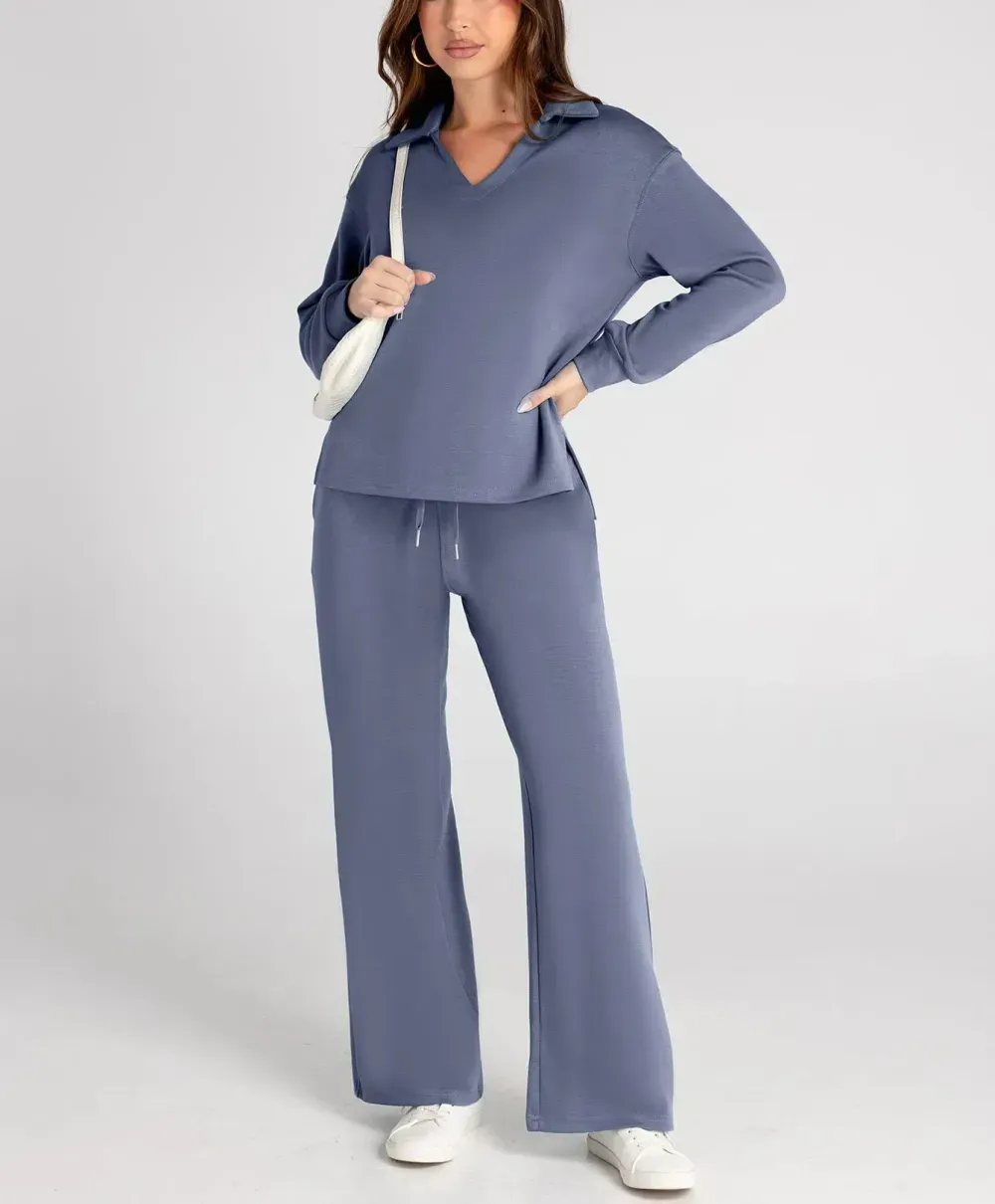 Women's 2 Piece Sets Outfits Casual Long Sleeve Sweatsuits  Sets (Same as in the video)