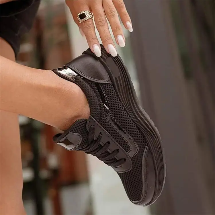 2023 Platform Fashion Mesh Casual Sneakers