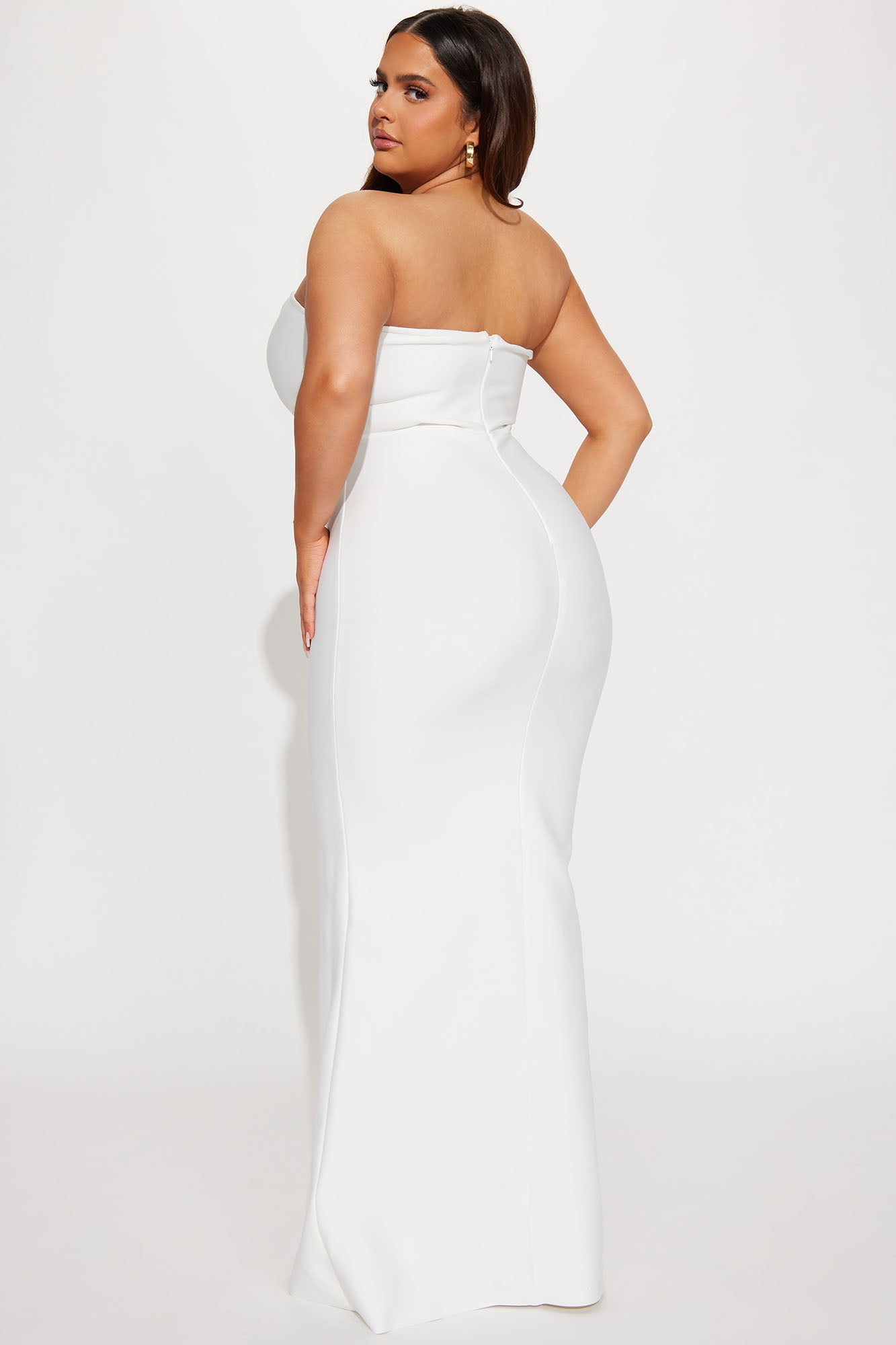 Lilah Bandage Maxi Dress - White