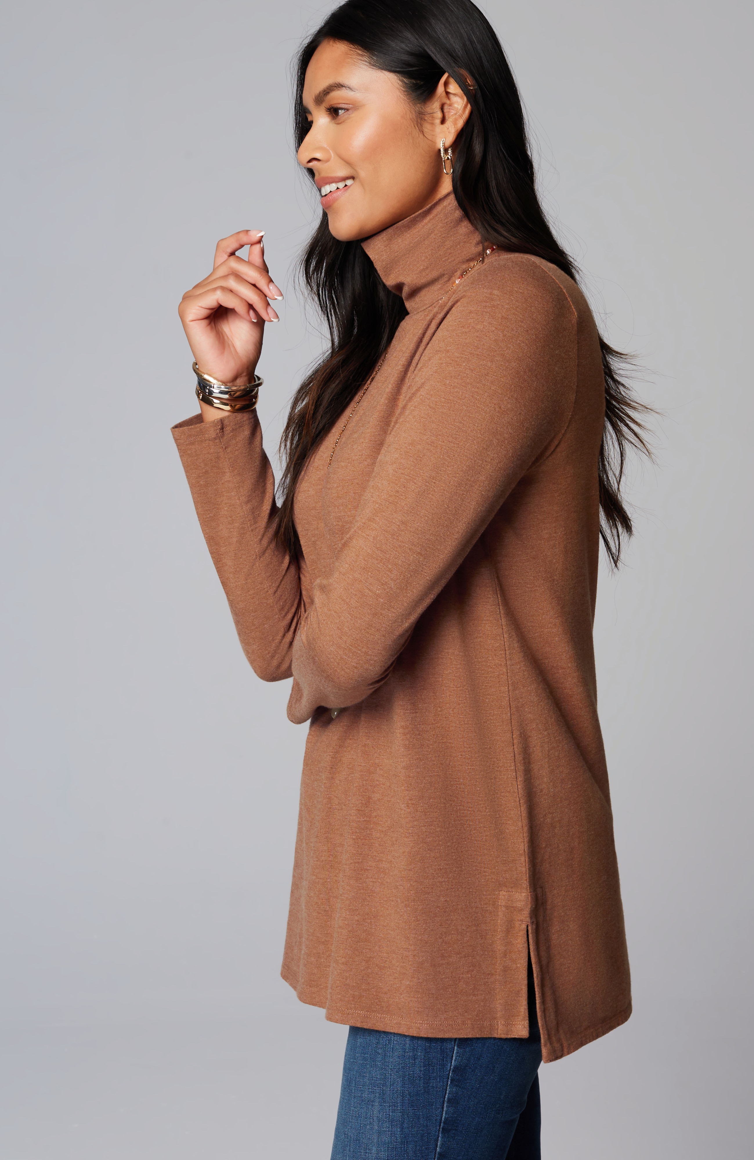 Luxe Supima® Turtleneck Tunic