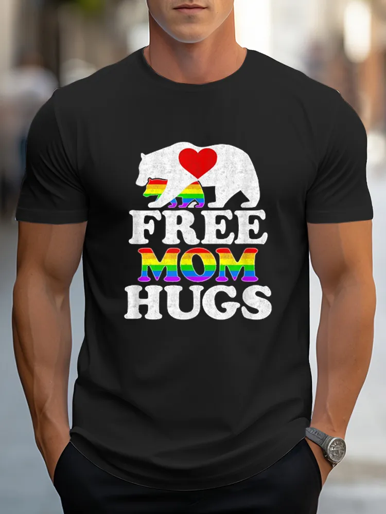 Men'S T-Shirt Free Mom Hugs