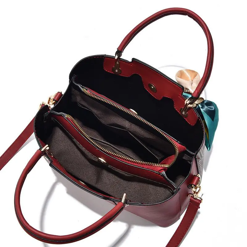 Stitching Fashion Large-capacity Bag