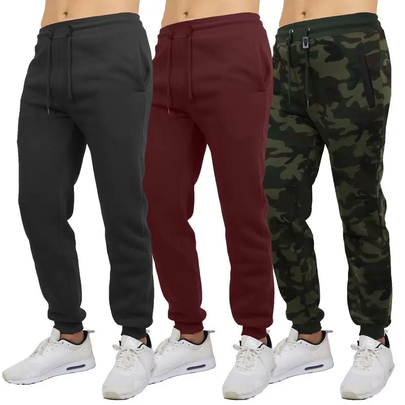 Men's Fleece Jogger Sweatpants – Athletic Fit with Drawstring