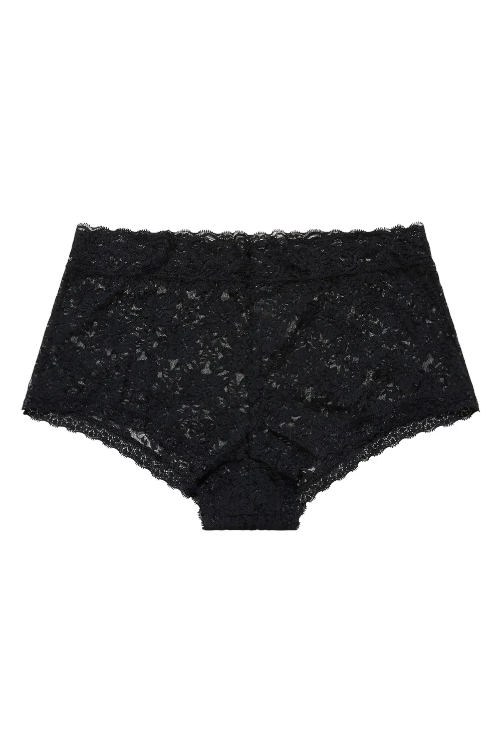 YOURS 5 PACK Curve Black Cotton High Waisted Full Briefs