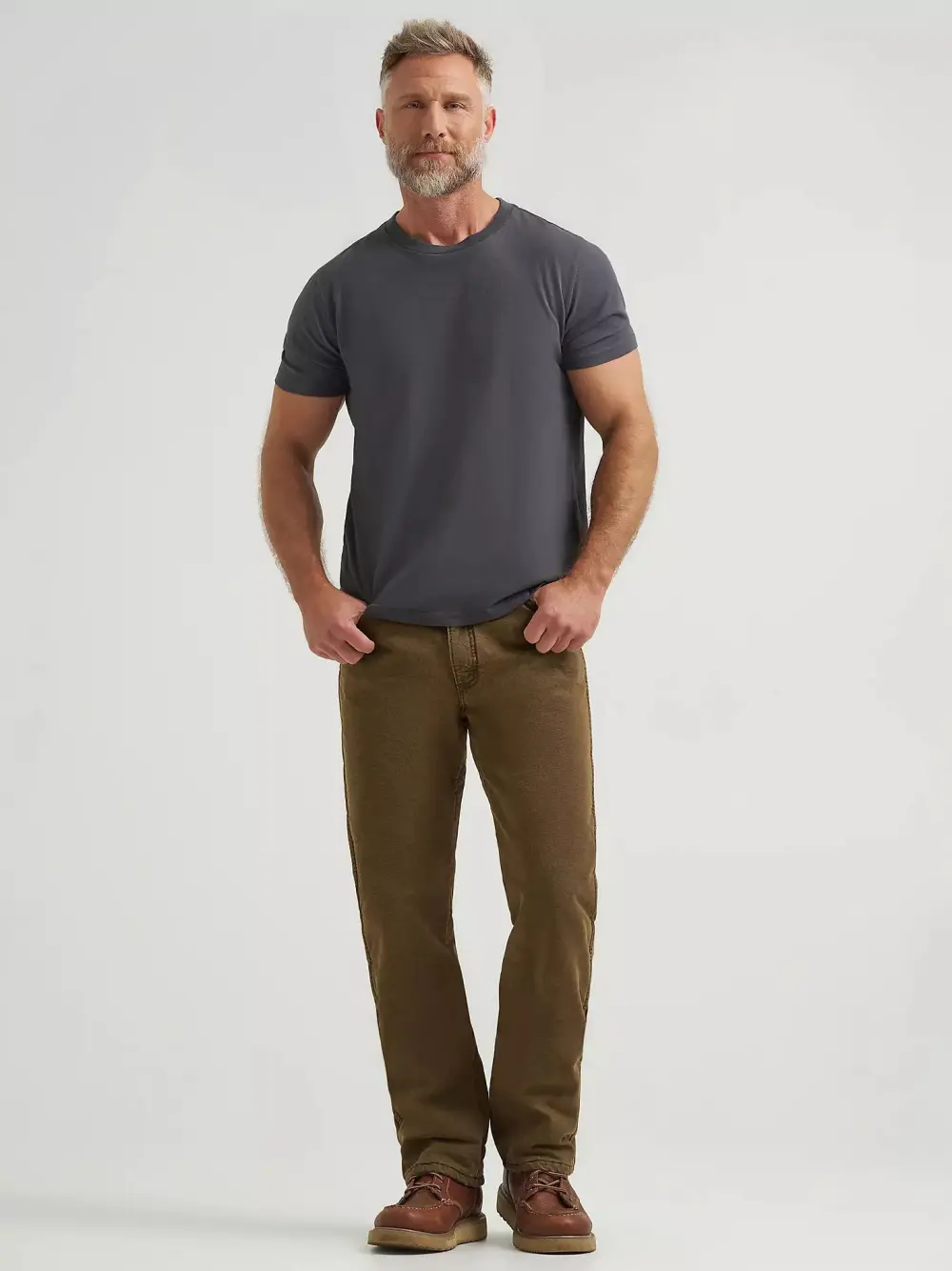 WRANGLER RUGGED WEAR THERMAL JEAN IN STONEWASHED