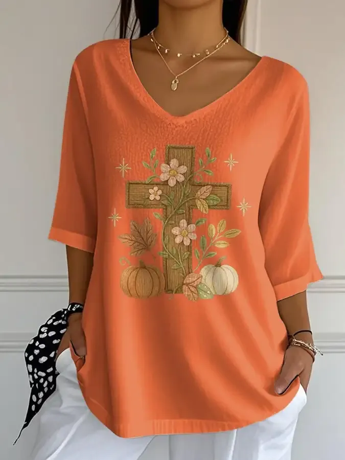 Women's Jesus  Print T-Shirt