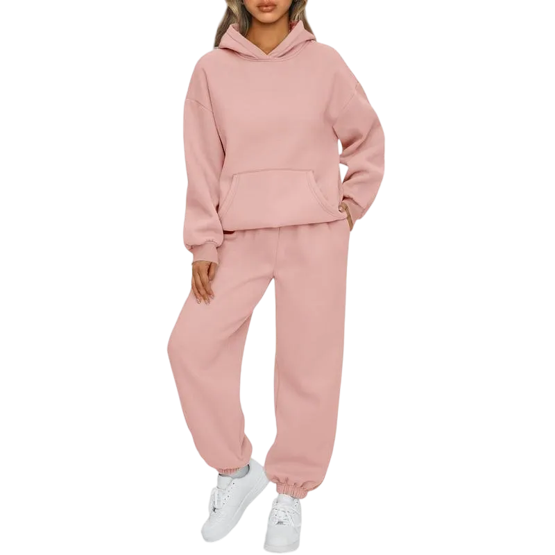 Womens 2 - Piece Lounge Hoodie & Sweatpants Set