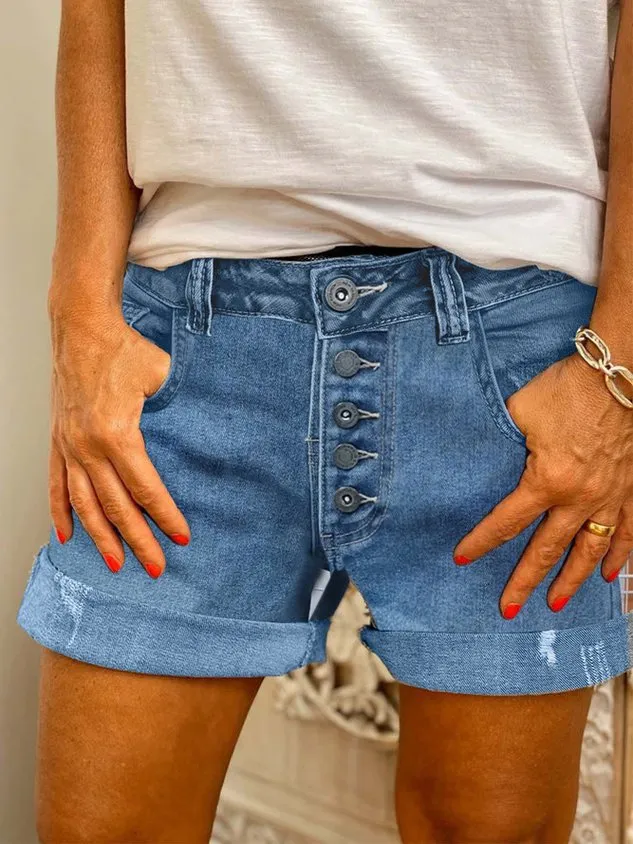Casual Denim short With Pockets