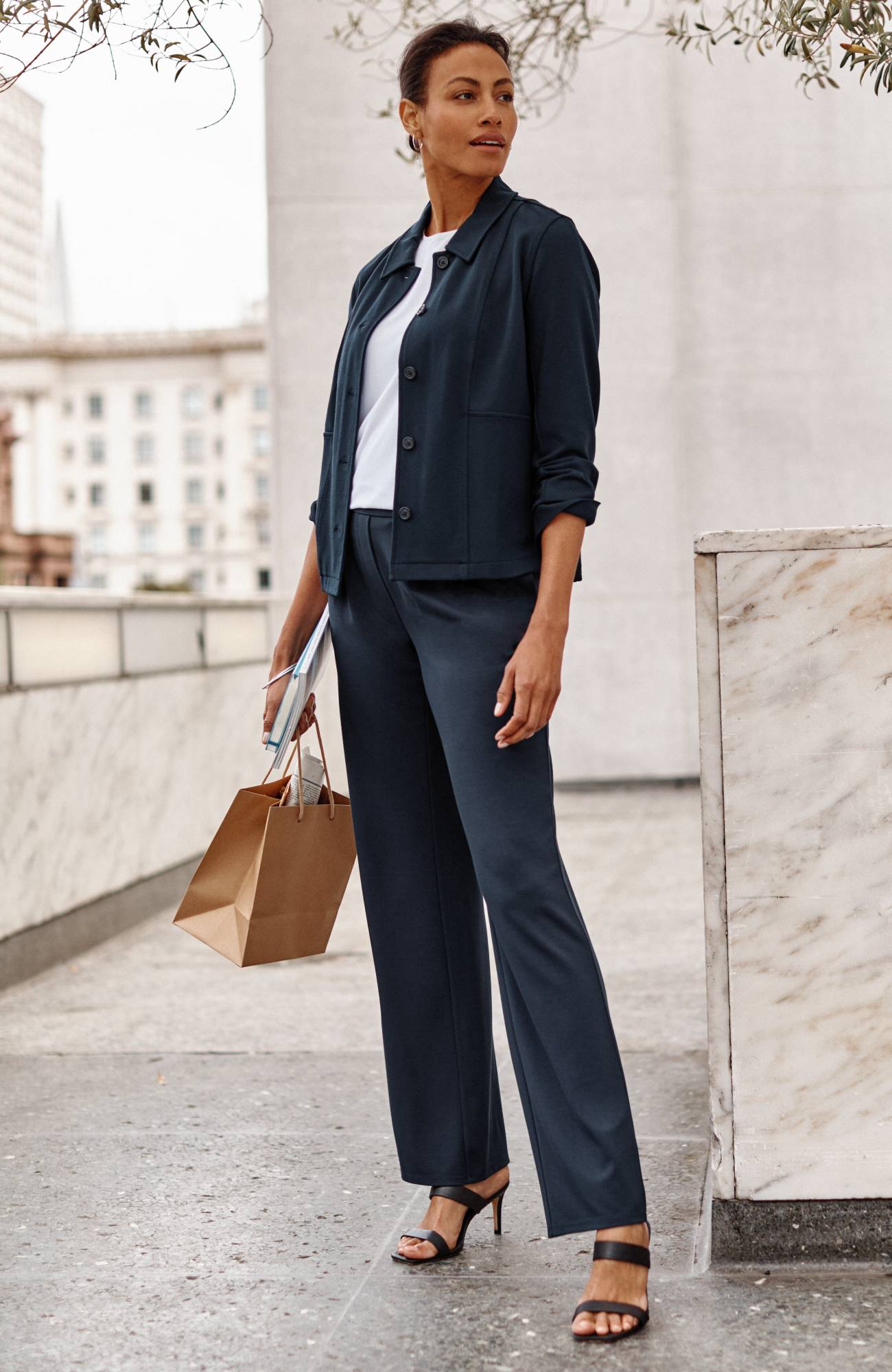 wearever pleated trousers