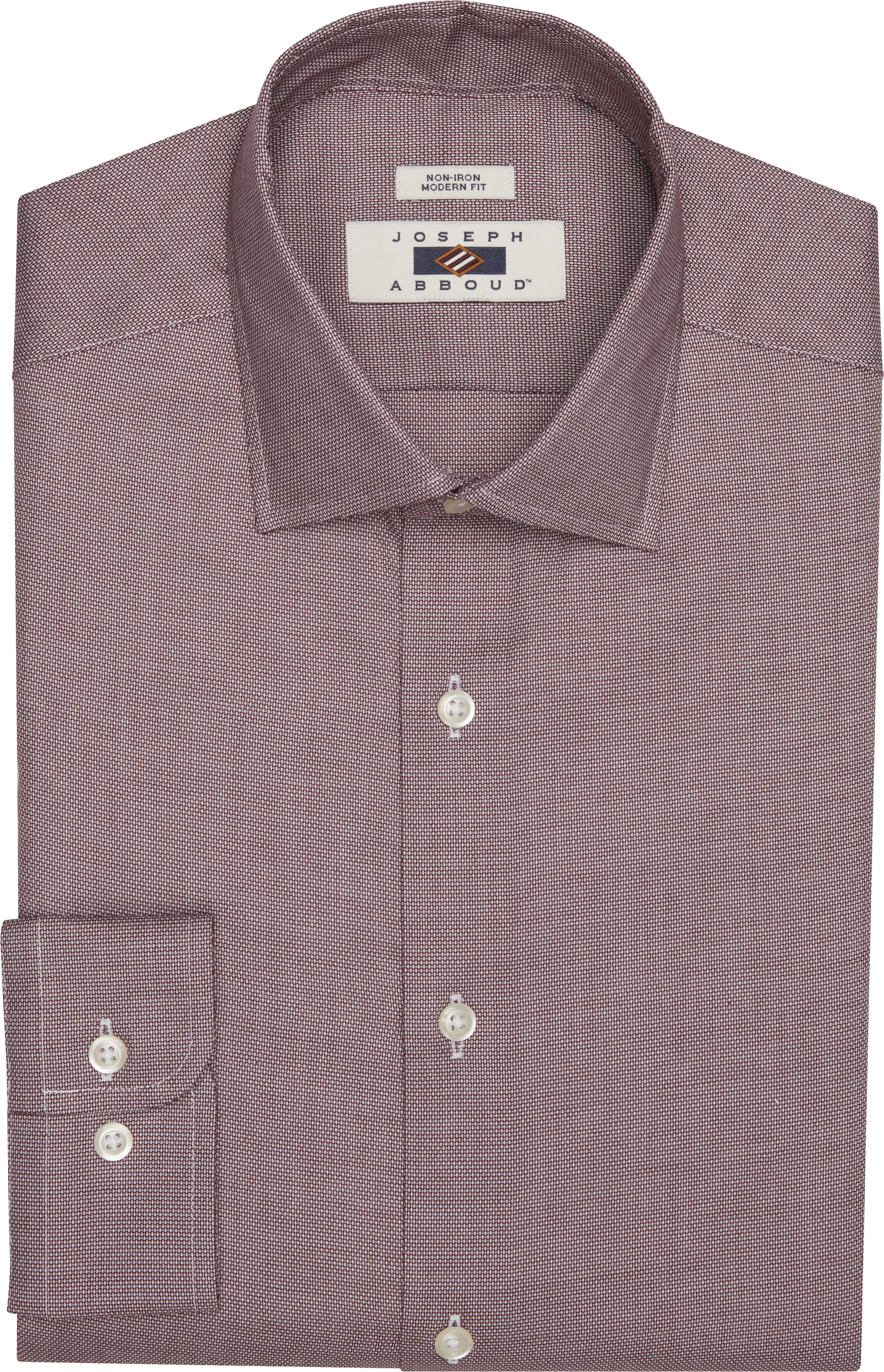 Joseph Abboud Modern Fit Wrinkle-Resistant Cotton Dress Shirt