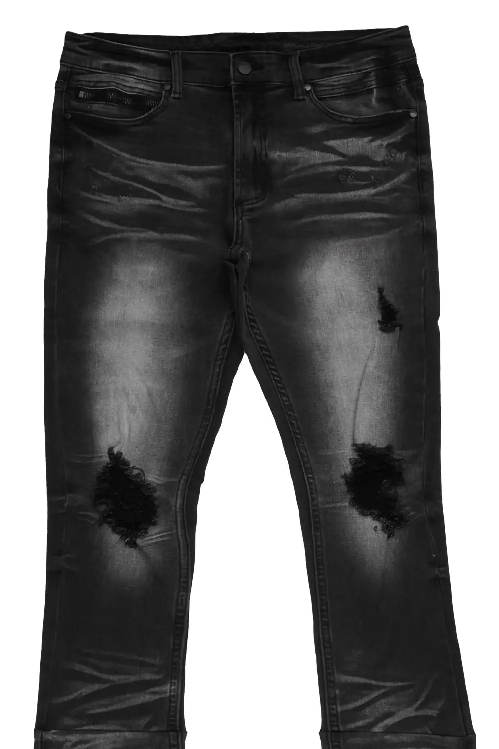 Josiah Grey Super Stacked Flare Jean