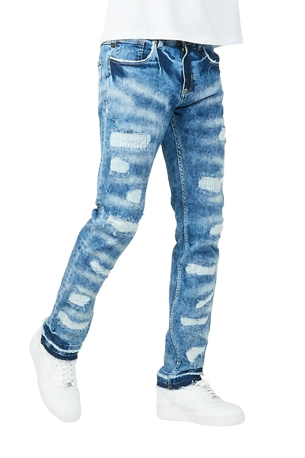 Kabir Blue Slim Fit Jean