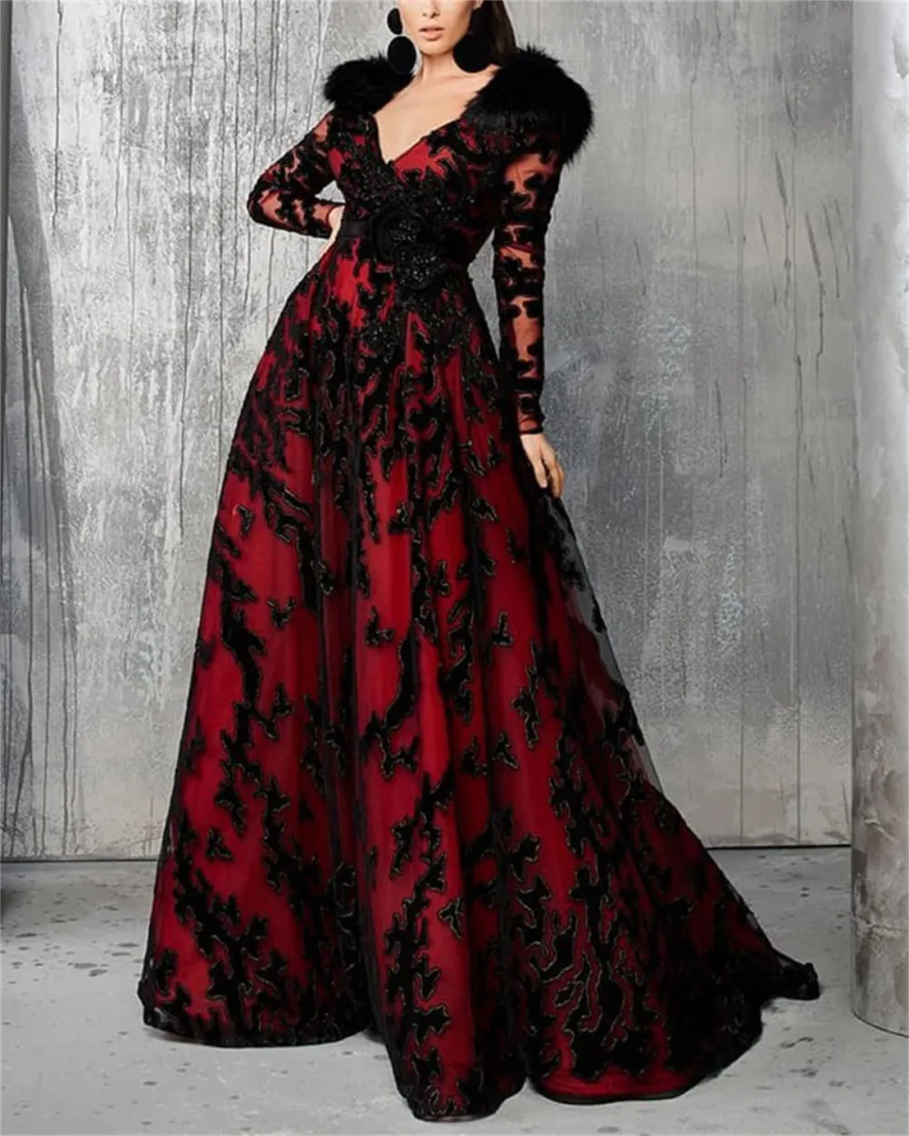 Women's Solid Color Sequins Dress