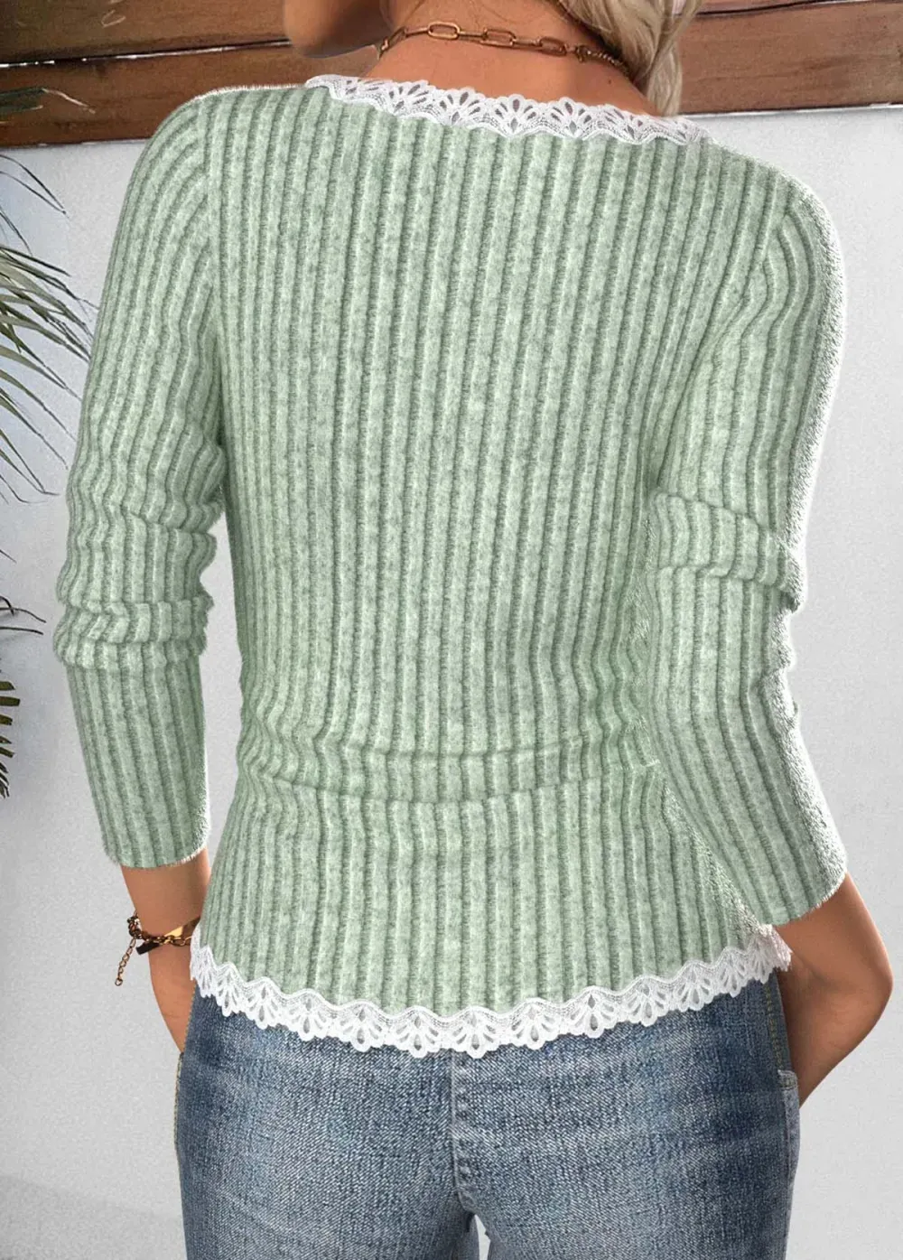 Sage Green Tummy Coverage Long Sleeve T Shirt