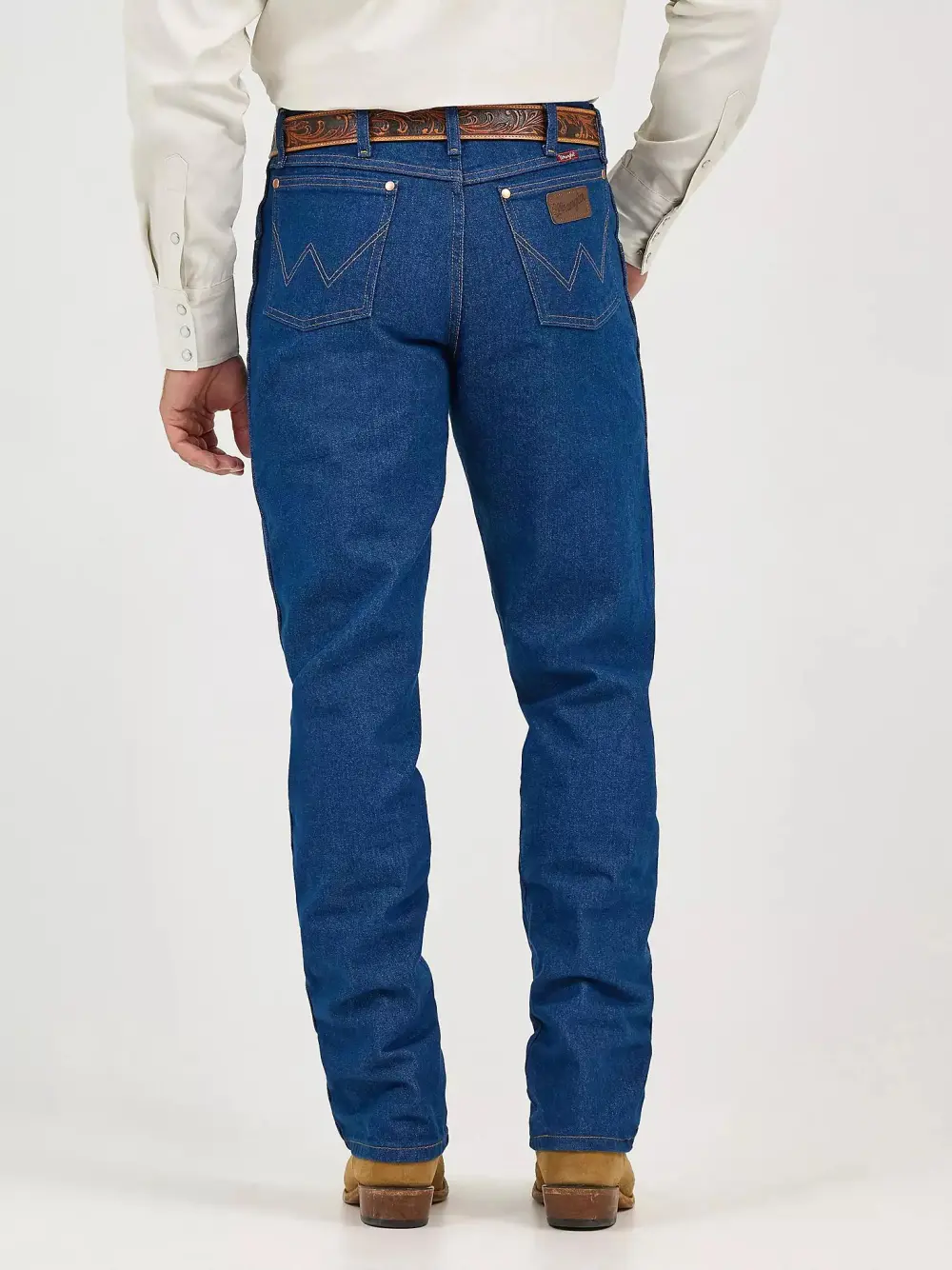 WRANGLER COWBOY CUT RELAXED FIT JEAN IN PREWASHED INDIGO
