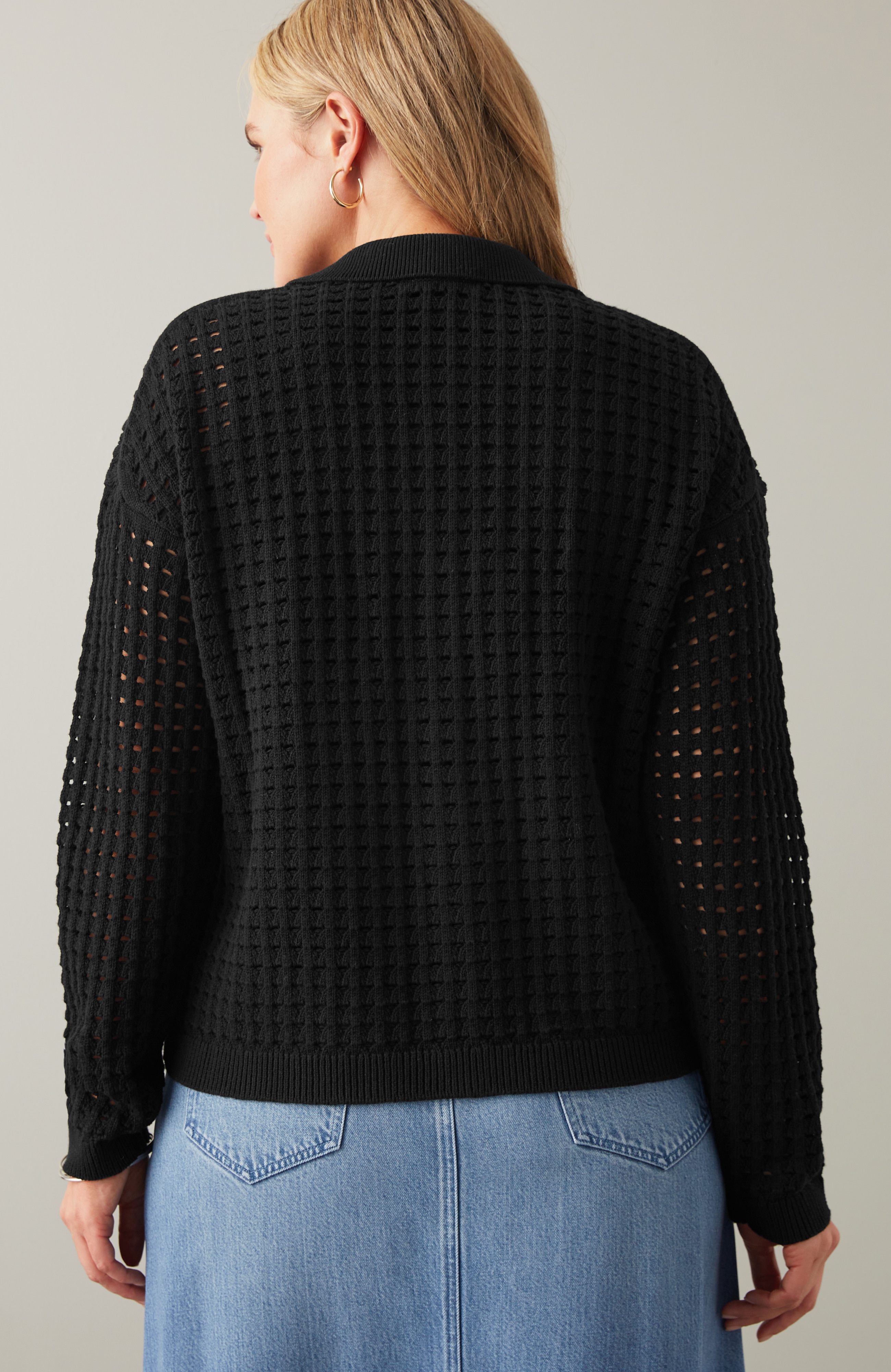 Open-Texture Cardi