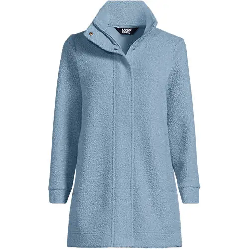 Women's Petite Boucle Fleece Coat
