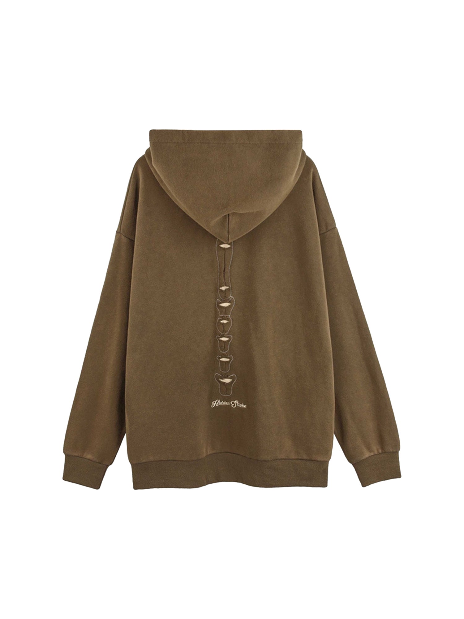 Washed And Aged Hooded Sweatshirt  - 1674