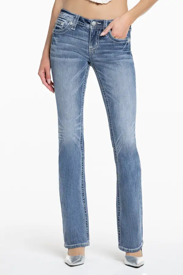 Elora Cross Bootcut Jeans