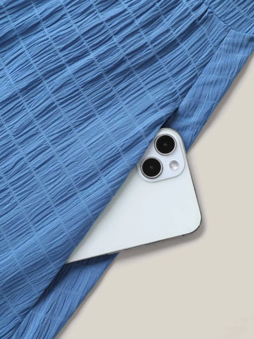 Lace Textured Pockets Tiered Midi Dress