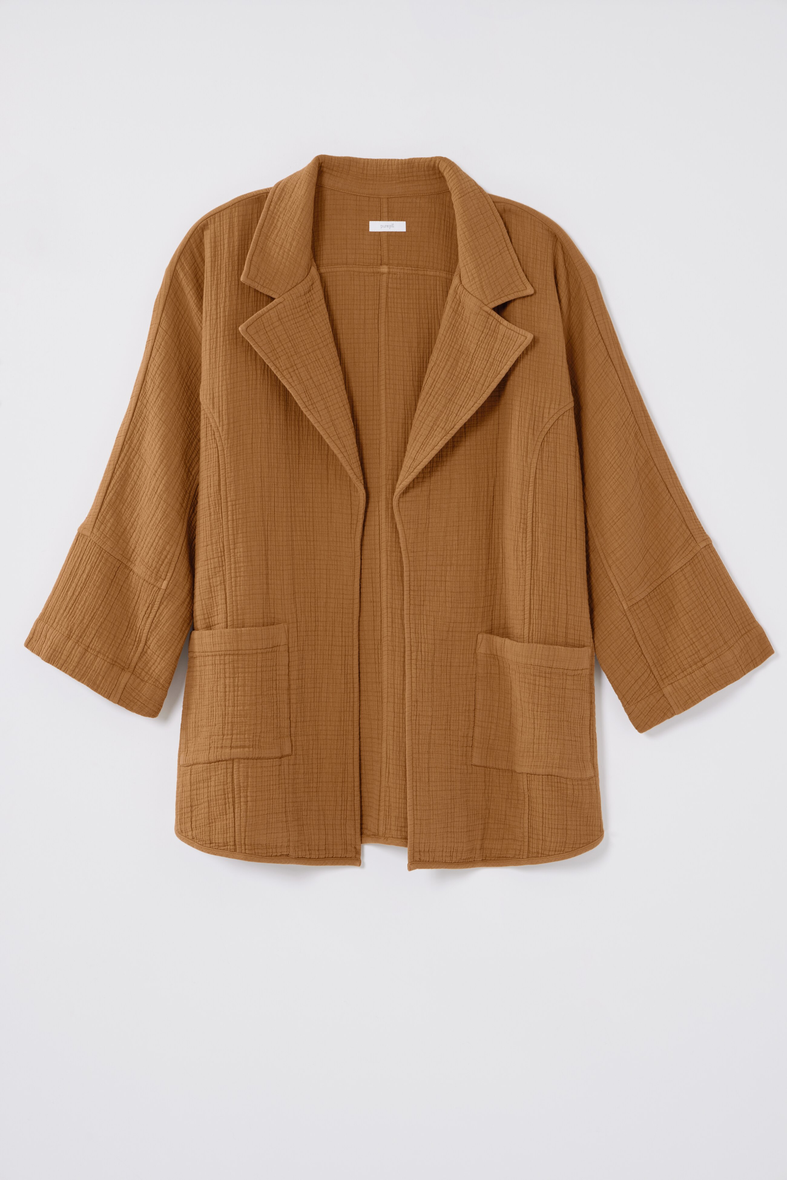 Pure Jill Relaxed Gauze Blazer